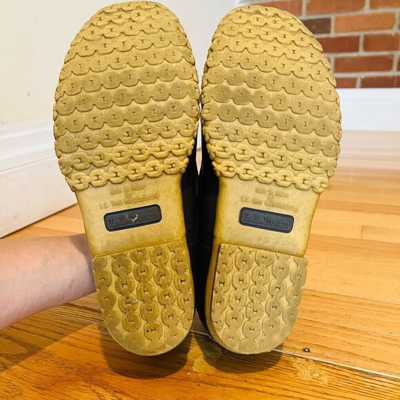 Vintage LL Bean Men's Bean Boots, Rubber Mocs Size 8 - Picture 5 of 13